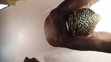 Big Plump Ebony Tits Tia Enjoying The Gloryhole - 4 image