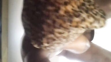 Big Plump Ebony Tits Tia Enjoying The Gloryhole - 6 image