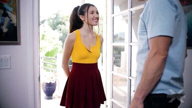 Inexperienced girl fucked hard by her step father