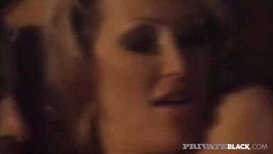 PrivateBlack - Busty Blonde Mandy Bright Gets DPd In Interracial 3some - 4 image