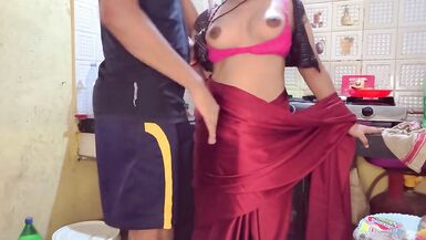 Part 2 , Indian sexy stepmom caught by stepson while talking to her boyfriend - 5 image