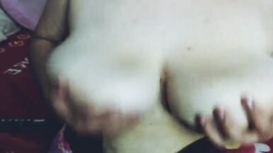 Stepmom touches her big boobs. Who wants to give her cum? - 12 image