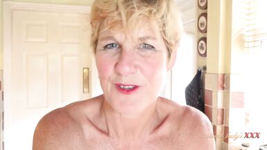 AuntJudys - 58yo Housewife Ms. Molly Jacks you off & Sucks your cock (POV) - 11 image