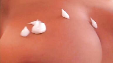 Laura Lyons's gigantic F-cup tits shake and jiggle a lot as the guys fuck her - 3 image