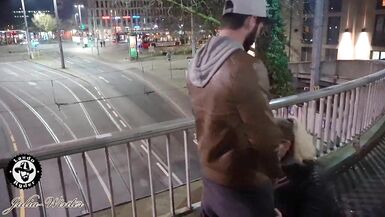 2 Germans FUCKING at a Train Station!!