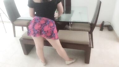 He fucks his Latina employee for a raise. He runs inside: creampie! - 2 image