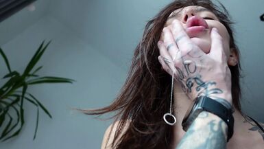 Put it in his Mouth and Cum in the Pussy of a Sexy Brunette! - 1 image