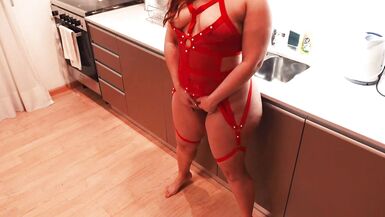 Found My Big Ass Stepmom Cleaning On Sexy Clothes And She Made Me Cum - 2 image
