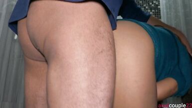 CHEATLING WIFE GETS FUCKED BY HUSBAND'S BEST FRIEND IN THE BATHROOM WITH SIMULTANEOUS CUMSHOTS - 13 image