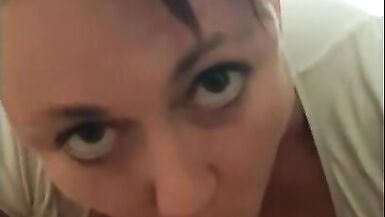 Horny BBW Milf sucks cock and gets fucked hard - 3 image