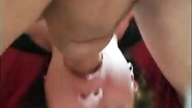 Deepthroat Cumshot Compilation - 4 image