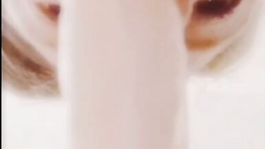 Horny milf deep throats and sucks it - 2 image