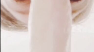 Horny milf deep throats and sucks it - 4 image