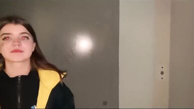 I met a lustful schoolgirl again and fucked her at home, pouring cum all over her face. Conversation - 4 image