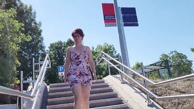 Public SQUIRT and BLOW and PISS at the Trainstation - 3 image