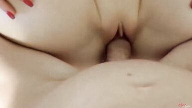 Breakfast blowjob and pussy cum, home porn, private, hard sex, hair, POV, milf, blowjob - 13 image