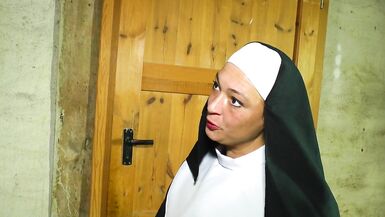 Nun loves fuck outdoor - 2 image