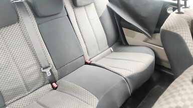 Busy worker in red heels masturbates her pussy and ass in a car taxi/uber - 2 image