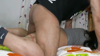 ENJOYING HARD COCK OF CUCKOLD HUSBAND'S FRIEND - 6 image