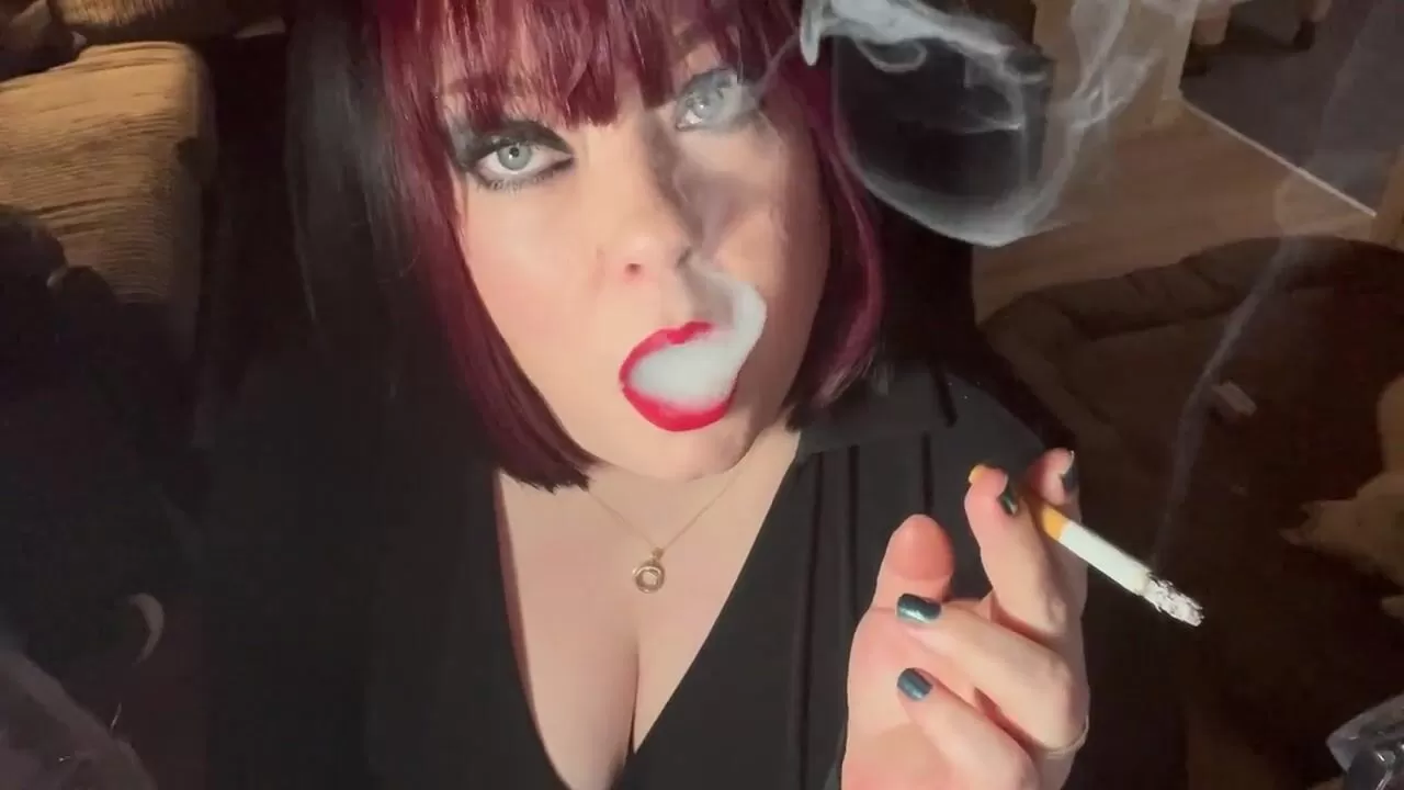 Saggy Tits Smoking Cigarette - British Tart Tina Snua Tugs On Her Perky Nipples & Chain Smokes 2 Cigarettes  - Big Tits BBW Satisfies Yr Smoking Fetish watch online