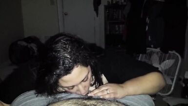 caliente esposa bbw da increíble POV mamada - 2 image