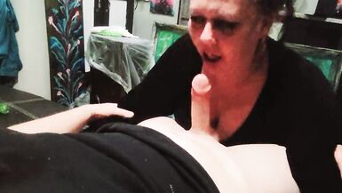 BBW DEEPTHROAT МУЖ БОСС - 13 image