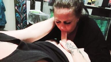 BBW DEEPTHROAT МУЖ БОСС - 14 image