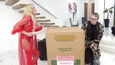 Cheating Wife Aiden Ashley Fucks Jay Romero in front of her Wimpy Husband - 2 image