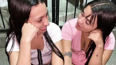 Our parents go on a trip my stepsister is horny and I took her heat away with a good pussy licking - 3 image