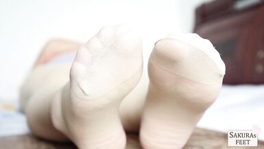 SAKURAsFEET - Footjob in stockings for my dear fans! - 2 image