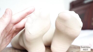 SAKURAsFEET - Footjob in stockings for my dear fans! - 3 image