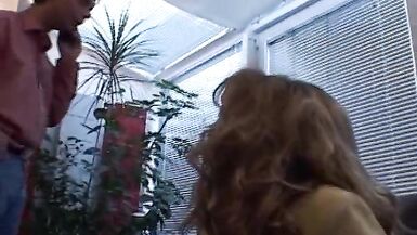 Busty blonde lady from Germany get her round ass sprayed with cum - 3 image