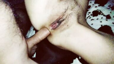 Hot sexwife and her husband made anal porno