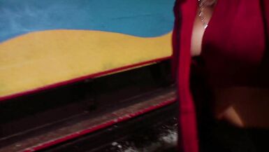 Photoshooting goes Wrong with Incredibly Hot Big Boobs Brunette Wife turns into Big Dick Cum on Tits - 2 image