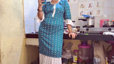 Indian stepsister got caught while video call with her bf - 3 image