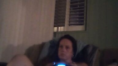 Little by little I take off my mini dress and panties while smoking and playing Fortnite - 15 image