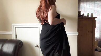Romantic Natural Orgasm in Dress
