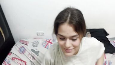 I find my stepsister and I finger her until I fuck her and cum in her - 3 image
