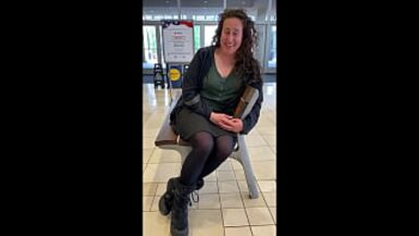 Playing in Public with a Lovense Lush Remote Control Sex Toy - 1 image