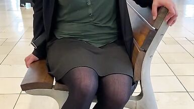 Playing in Public with a Lovense Lush Remote Control Sex Toy - 15 image