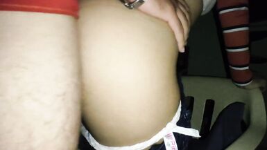 Secretly from my mother-in-law I fuck her sweet daughter and ejaculate on her back! - 15 image