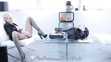 PUREMATURE Big Tit Mature Julia Ann Fucked By Several Big Dicks - 2 image