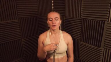 Sage Work out ASMR - Sexy and Sweaty Work out during ASMR Heartbeats - 2 image