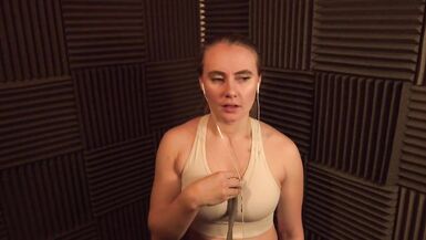 Sage Work out ASMR - Sexy and Sweaty Work out during ASMR Heartbeats