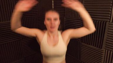 Sage Work out ASMR - Sexy and Sweaty Work out during ASMR Heartbeats - 4 image