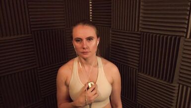Sage Work out ASMR - Sexy and Sweaty Work out during ASMR Heartbeats - 5 image