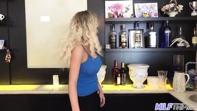 MILFTRIP Cum Hungry MILF bartender mixes pussy juice with cock - 3 image
