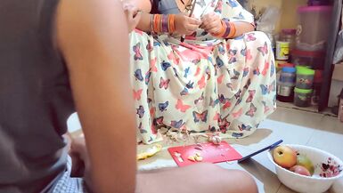 Part 1. Indian StepMom help stepson for trip with his friends - 4 image