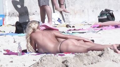 Get to watch some stunning ladies massaging each other