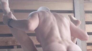 Older Big Ass Lady With Big Clit Plays Dildo Outdoor Then Fucked Hard By Muscle Man - 13 image